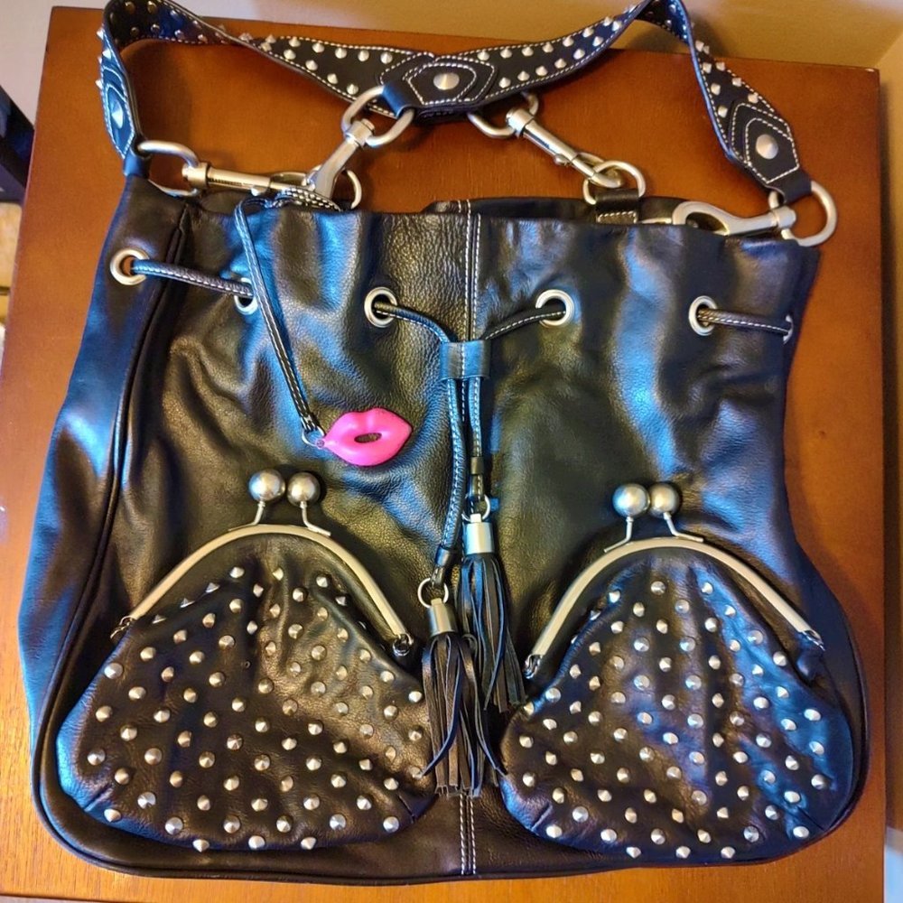 Betsey Johnson Large Studded Tote